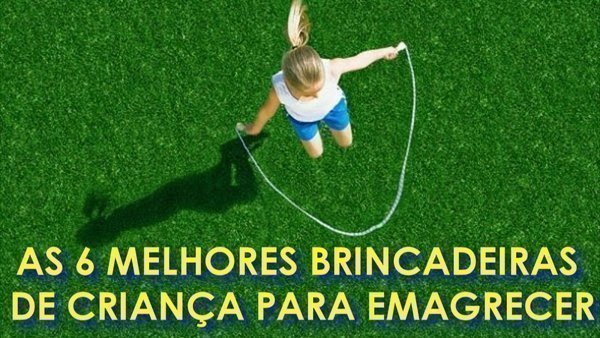Pular corda e amarelinha ajuda a emagrecer?