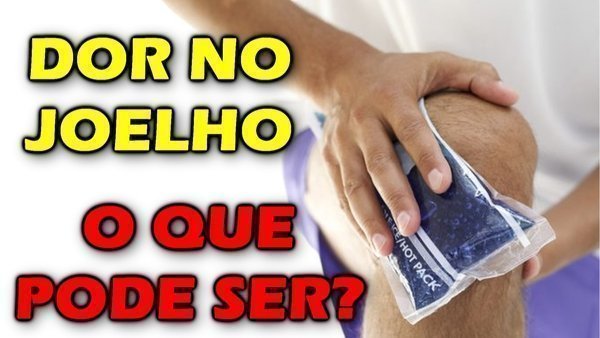 Dor no joelho, posso colocar gelo?