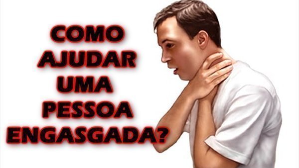 O que fazer quando alguém engasgar?