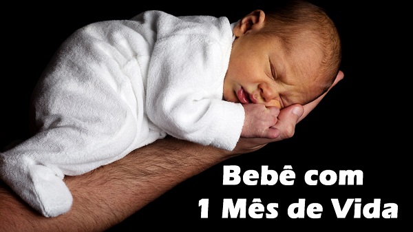 Sono do bebê com de 1 mês